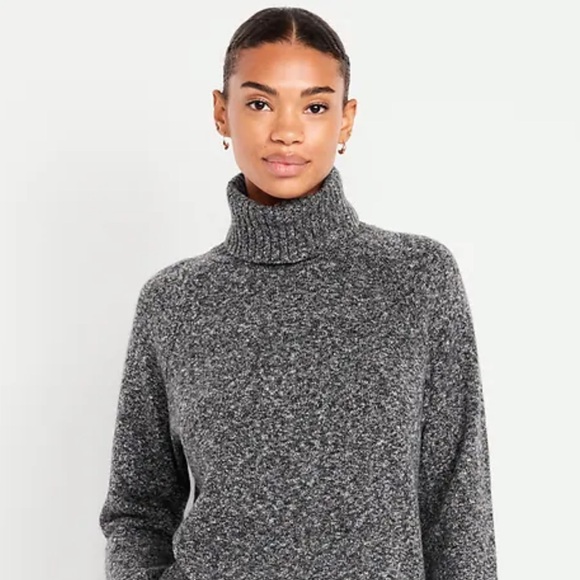 🐻❄️ H&M • Puff-Sleeve Chunky Turtleneck Sweater - Picture 6 of 7